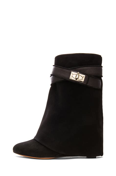 givenchy suede shark boots|Givenchy shark boots price.